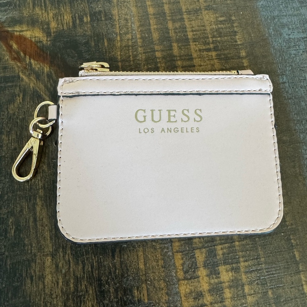 Guess Los Angeles Pink Coin Purse & Key Holder